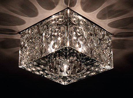 Установка люстр